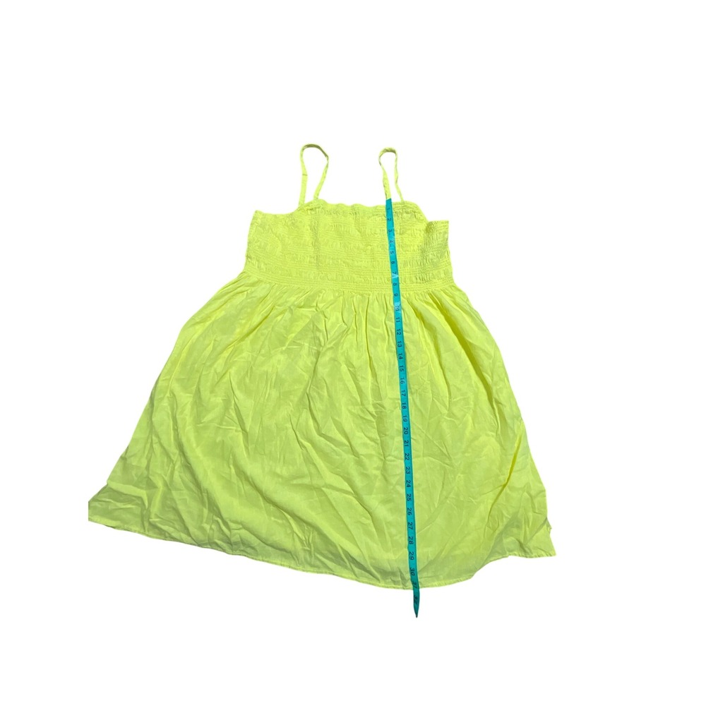 Universal Thread Yellow Dress Women's  Smocked Casual Summer - Picture 8 of 9